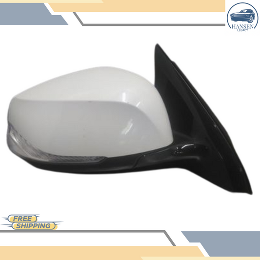 2017–2020 Infiniti QX60 Right Passenger Side Door Mirror Assembly White OEM — view 1