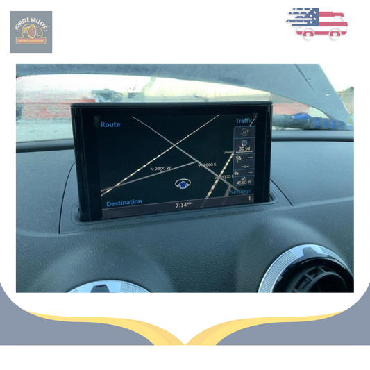 2015–2017 Audi A3 Info-GPS-TV Color Screen Display with Navigation Module OEM — view 1