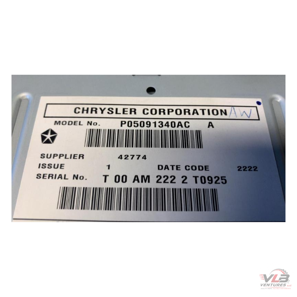 2011 Jeep Grand Cherokee Radio with Navigation Sat CD DVD HDD Face ID RHB OEM — view 4