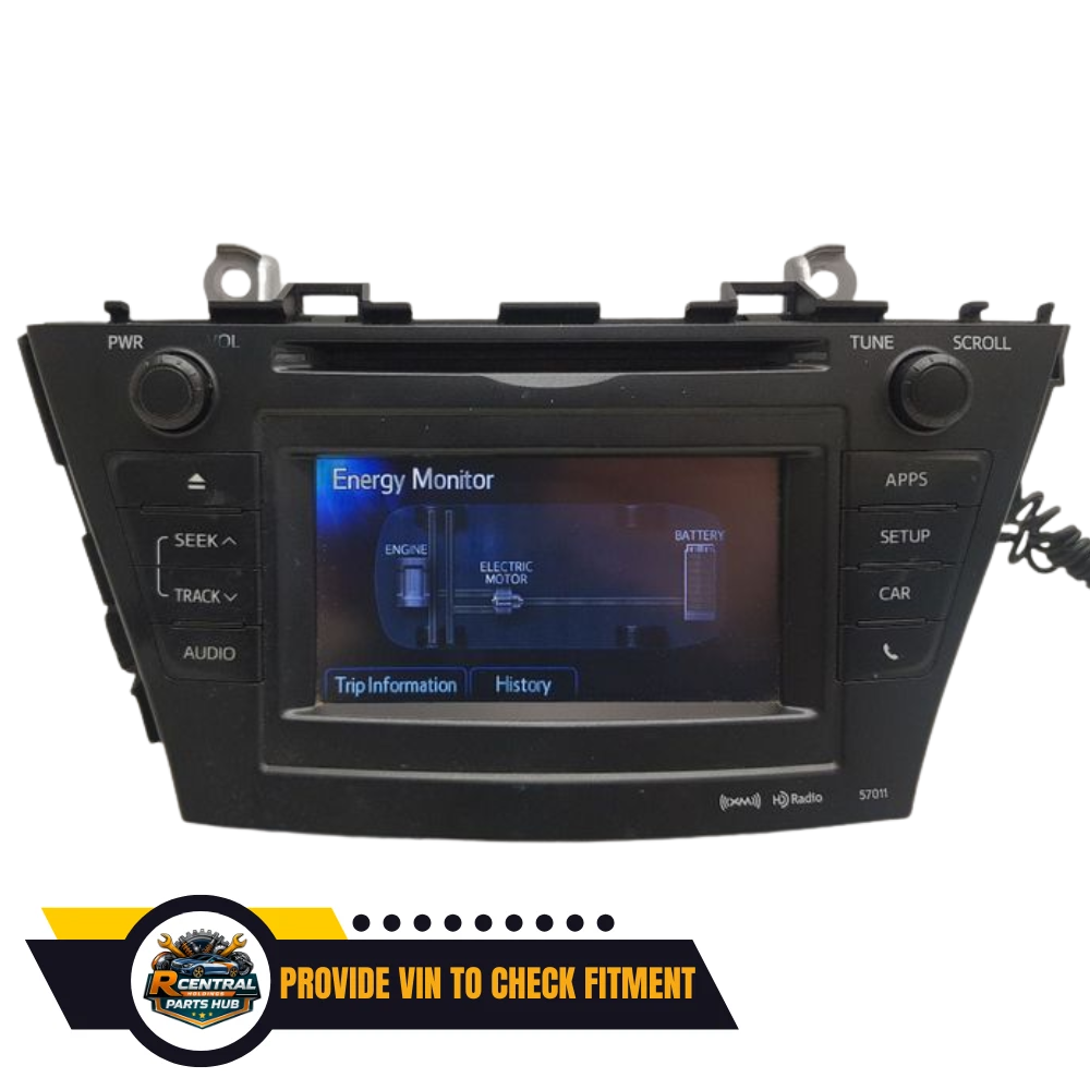 2012–2014 Toyota PRIUS Touch Screen Stereo AM FM XM HD Radio CD Player OEM — view 4