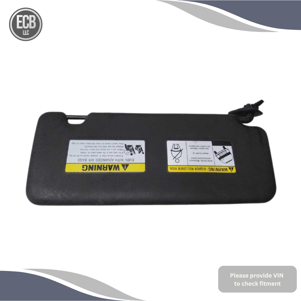 2022–2024 Hyundai Santa Cruz LH Driver Sunvisor with Mirror OEM — view 2