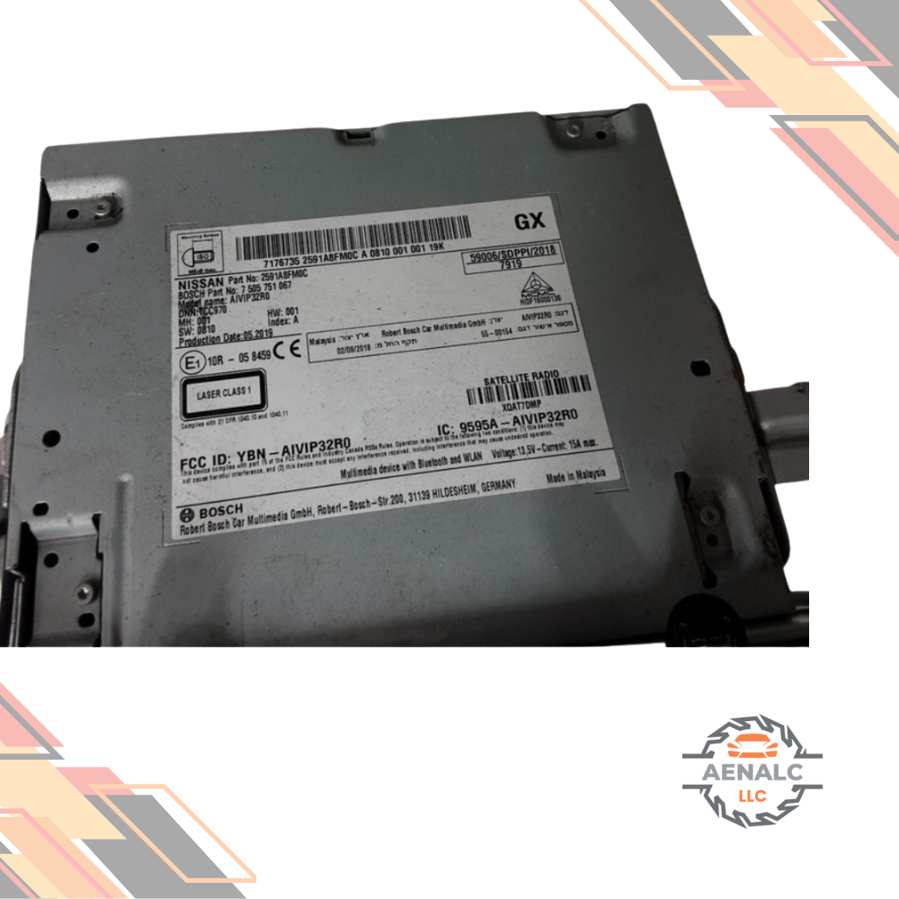2018–2020 Nissan Rogue AM FM CD Radio Receiver 18 19 20 — view 5