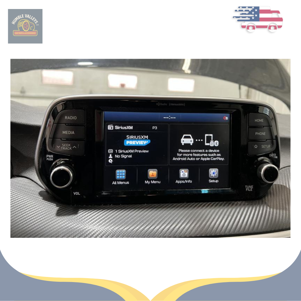 2019–2021 Hyundai Tucson AM FM Sirius XM Audio Radio Player Display Screen — view 1