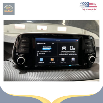 2019–2021 Hyundai Tucson AM FM Sirius XM Audio Radio Player Display Screen — view 1