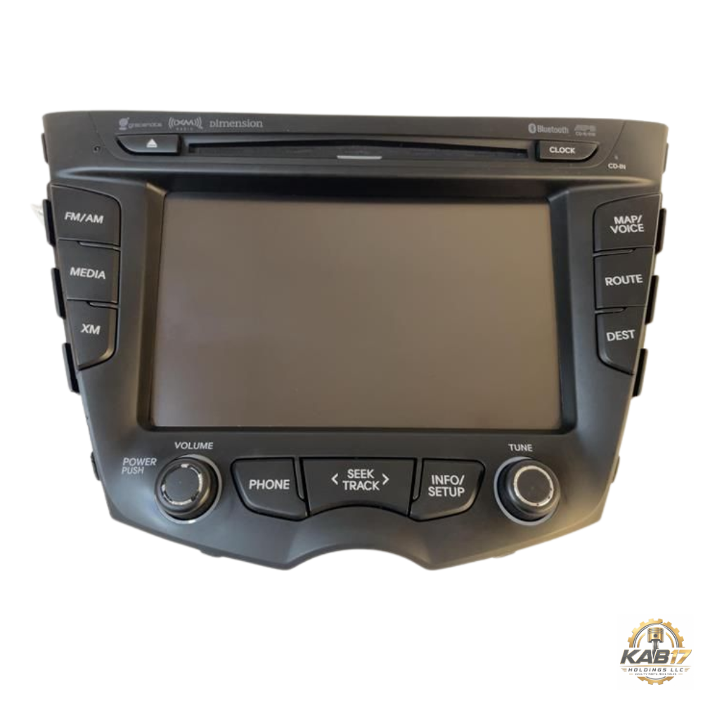 2012–2015 Hyundai Veloster Radio Receiver Display Screen with Navigation OEM — view 1