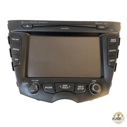 2012–2015 Hyundai Veloster Radio Receiver Display Screen with Navigation OEM — view 1