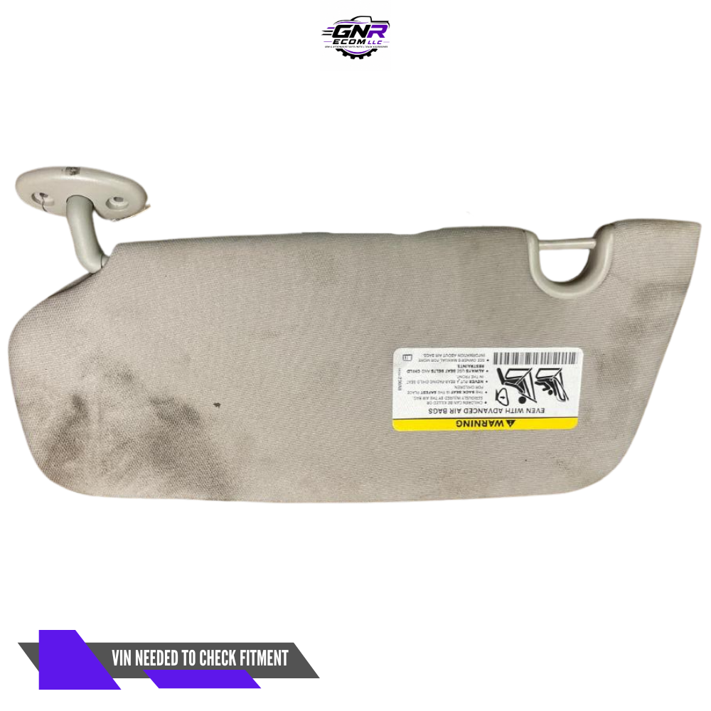 2010–2017 Jeep Compass Passenger Side RH Interior Sun Visor OEM — view 1