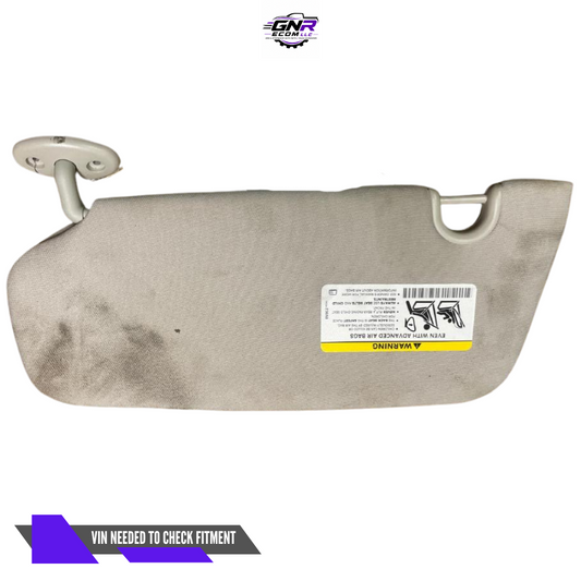 2010–2017 Jeep Compass Passenger Side RH Interior Sun Visor OEM — view 1