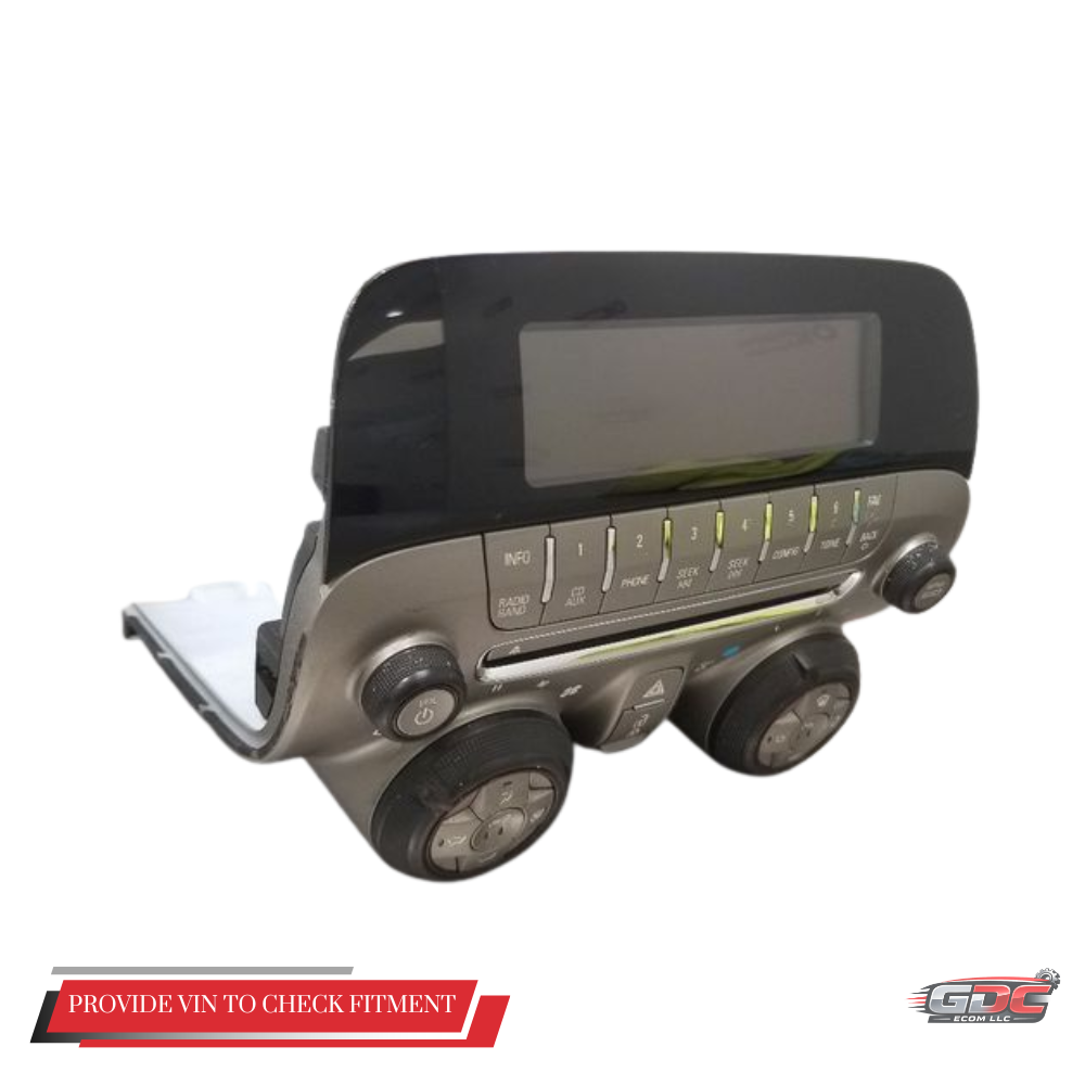 2010–2012 Chevrolet Camaro Radio Control Panel KA1 — view 2