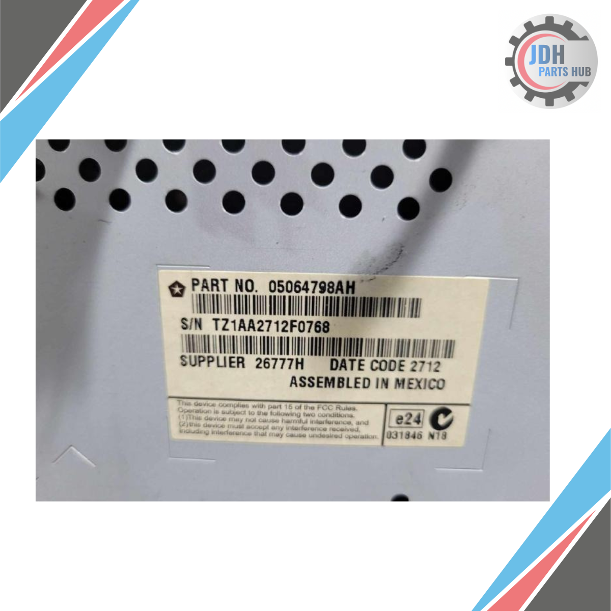 2011–2014 Dodge Charger 8.4? Information/GP<wbr/>S/TV Display Screen OEM — view 3