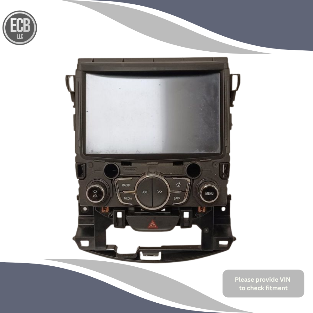 2016–2017 Chevrolet Cruze Radio Receiver 8" Display Option UQA OEM — view 1