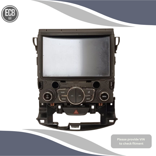 2016–2017 Chevrolet Cruze Radio Receiver 8" Display Option UQA OEM — view 1