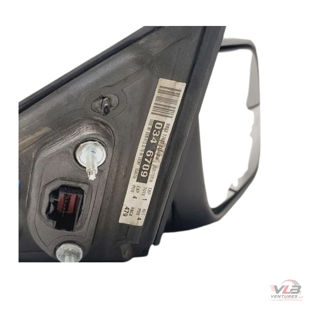 2011–2015 Ford Explorer Right Passenger Side View Door Mirror Power Black OEM — view 3