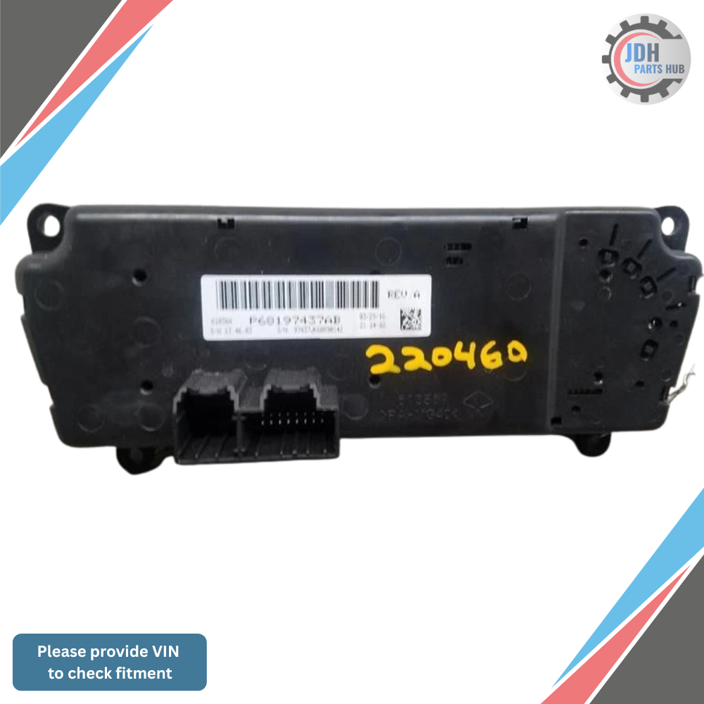 2014–2018 Jeep Wrangler Heater AC Temperature Control OEM — view 2