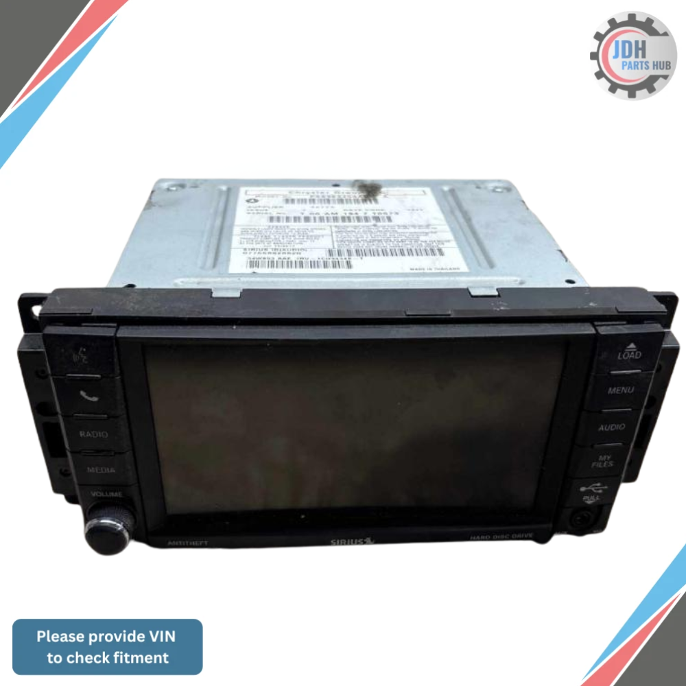 2012–2019 Dodge Caravan Radio Multimedia Satellite AM FM CD RBZ OEM — view 1