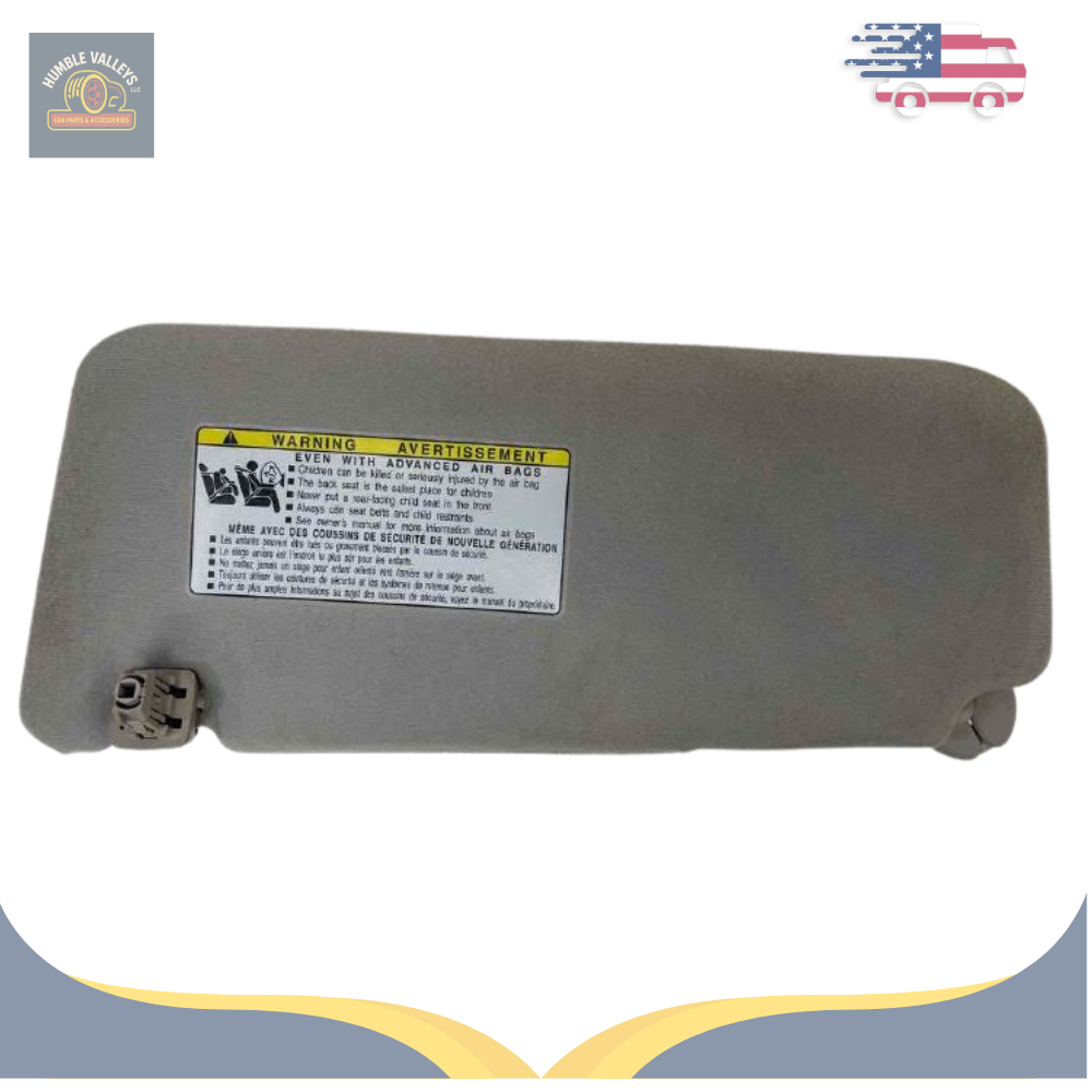 2010–2016 Toyota Venza Passenger RH Sun Visor OEM — view 1
