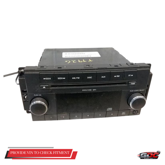 2011–2012 Dodge Caliber AM FM CD MP3 Radio Receiver OEM — view 1