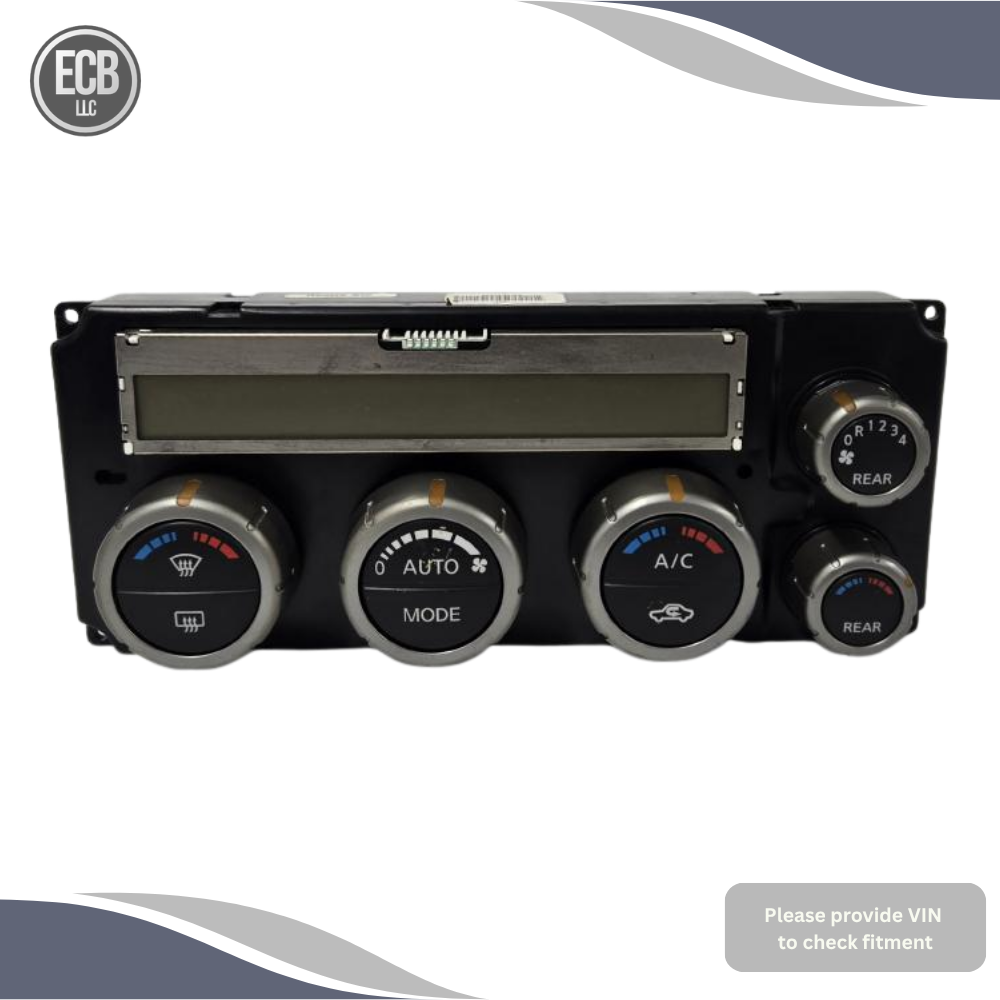 2005–2007 Nissan Pathfinder AC Heater Control OEM — view 1