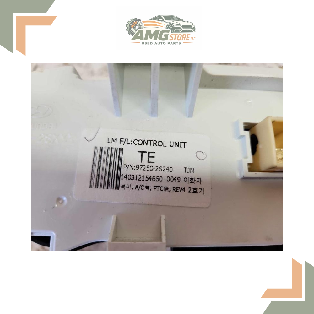 2014–2015 Hyundai Tucson A/C AC Heater Temperature Control 14 15 — view 5