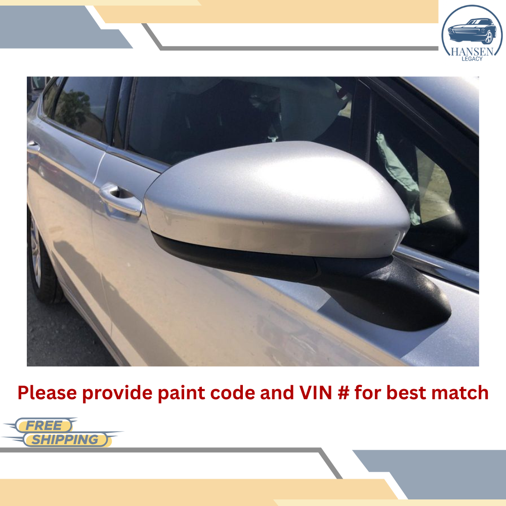 2016–2020 Ford Fusion Right Passenger Side Power Door Mirror Silver RH 17 18 19 — view 1