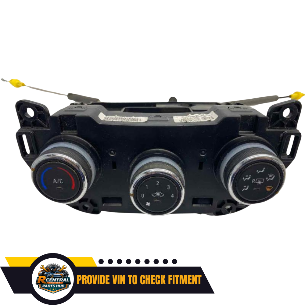 2017–2018 Chevrolet Spark A/C AC Heater Temperature Climate Controls — view 3