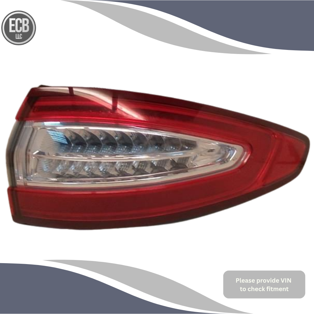 2013–2016 Ford Fusion Titanium Passenger Right Side Tail Light OEM — view 1