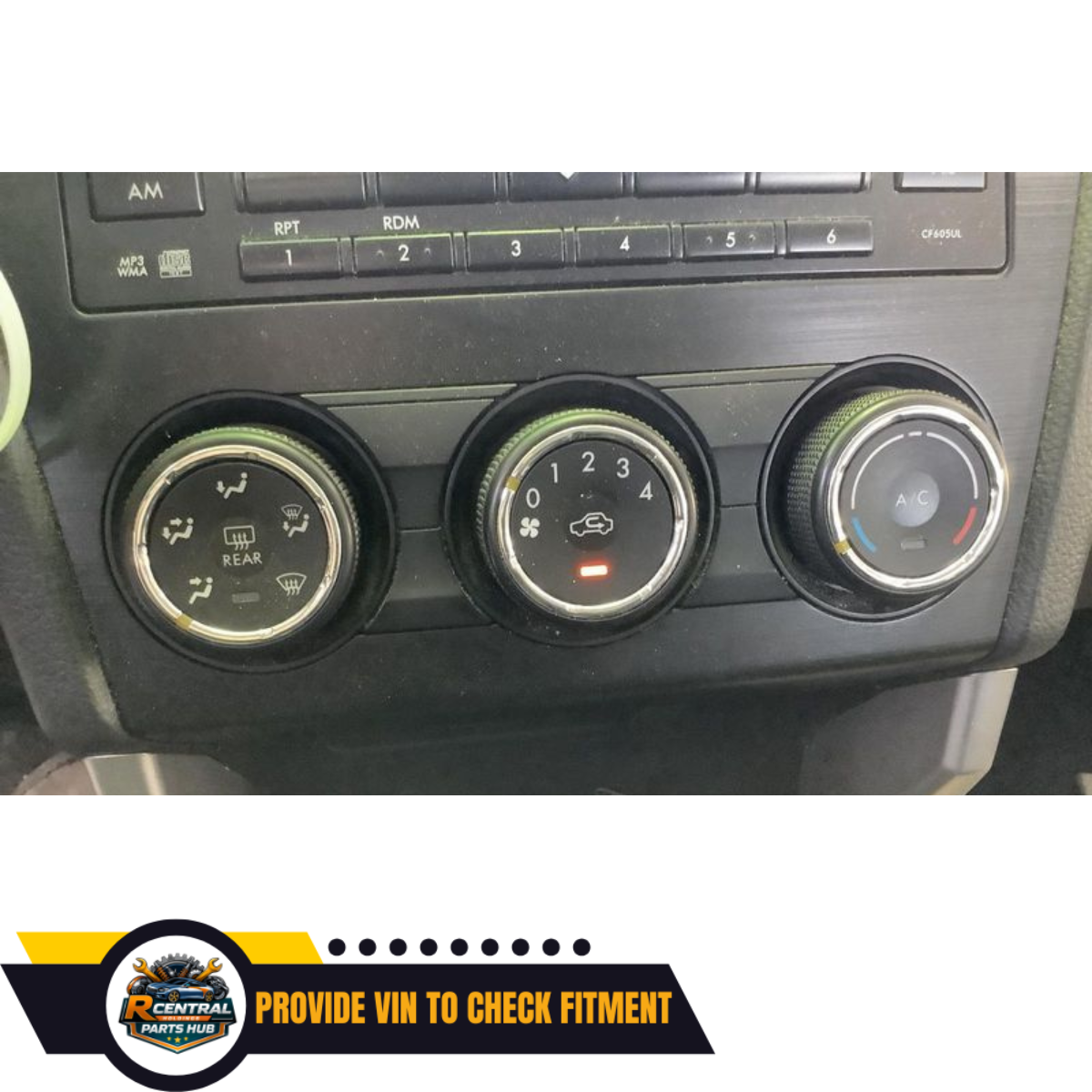 2014–2015 Subaru Forester AC Manual Climate Temperature Control OEM — view 2