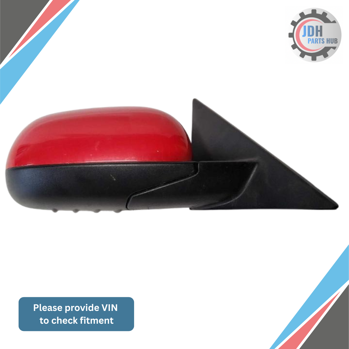 2020–2023 Kia Soul Right Passenger Side Mirror Assembly OEM Red — view 3