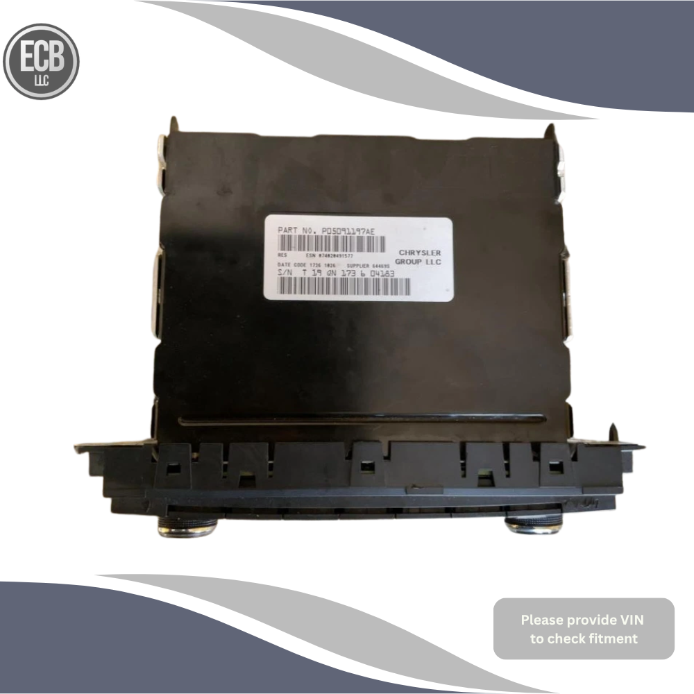 2012–2017 Jeep Patriot AM-FM-CD-MP3 Player Satellite Radio Receiver ID RES OEM — view 3