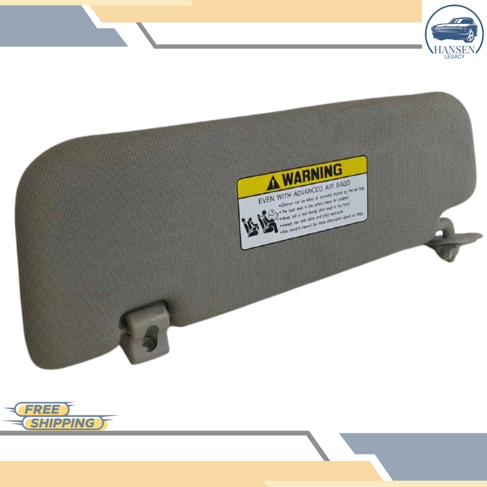 2009–2016 Hyundai Genesis RH Passenger Sunvisor Sun Visor with Mirror Extender OEM — view 2