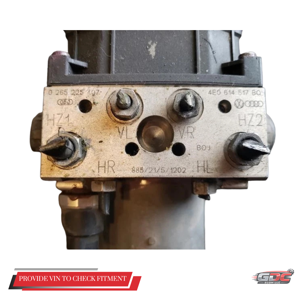 2004–2009 AUDI A8 4.2L V8 ANTI LOCK ABS BRAKE PUMP ASSEMBLY FROM VIN 13001 OEM — view 2