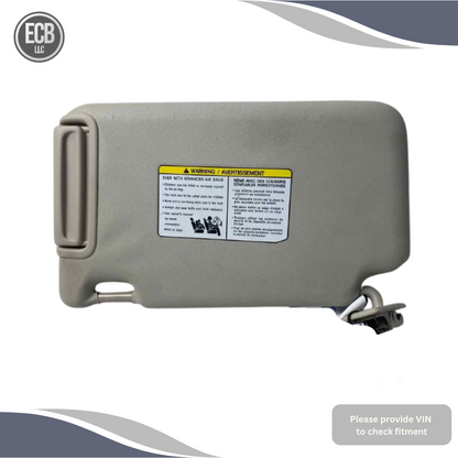 2018–2024 Nissan Kicks Passenger RH Sun Visor OEM — view 3