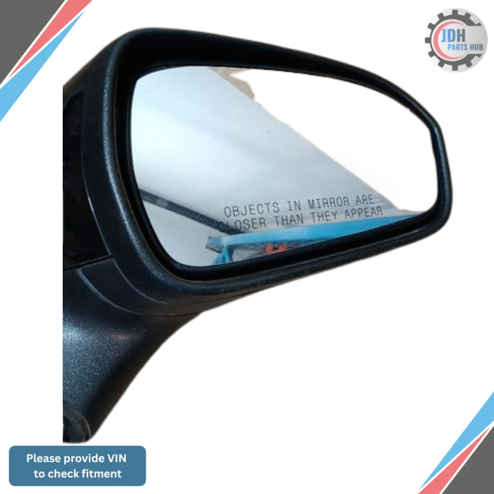 2019–2020 Ford Fusion Right Passenger Side View Door Mirror with Blind Spot Black — view 1