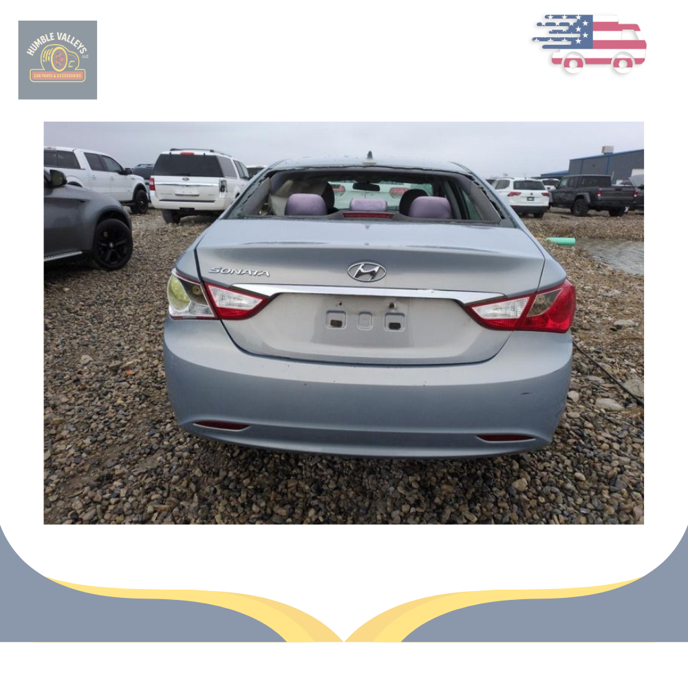 2011–2014 Hyundai Sonata Right Passenger Side View Door Mirror Assembly Silver — view 4
