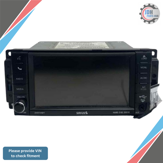 2012 Jeep Liberty AM FM CD AUX DVD Navigation Radio RHB W Satellite OEM — view 1