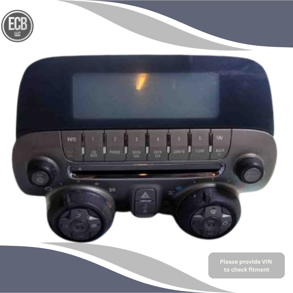 2010–2012 Chevrolet Camaro Radio Control Panel KA1 OEM — view 1