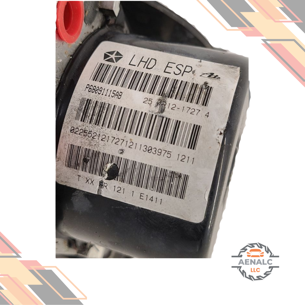 2010–2017 Jeep Patriot ABS Anti Lock Brake Actuator Pump 11 12 13 14 15 16 — view 3