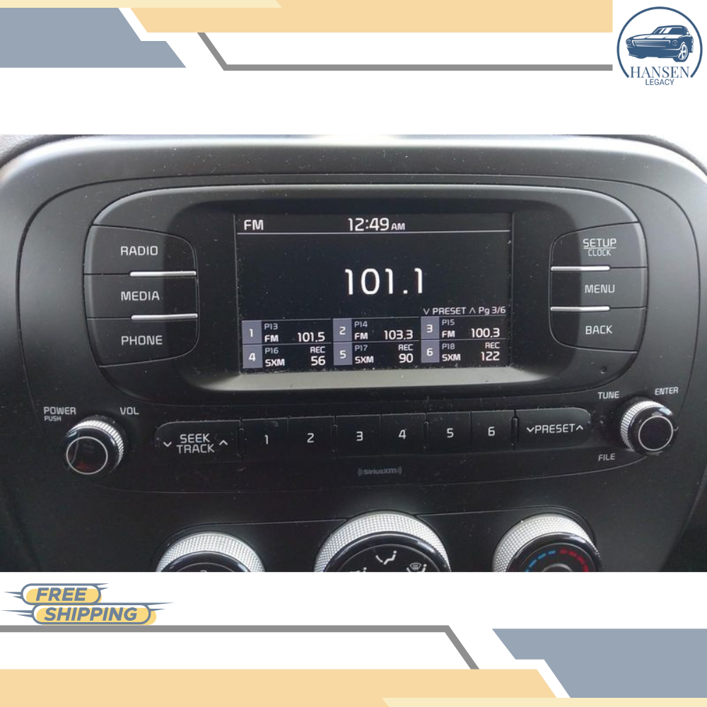 2017–2019 Kia Soul Radio Display Receiver ID 96170B2490CA Tested — view 2