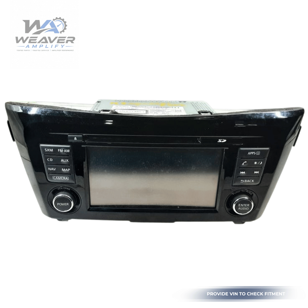 2014–2016 Nissan Rogue AM FM CD Navigation Radio Receiver 25915-4BA0A OEM — view 1
