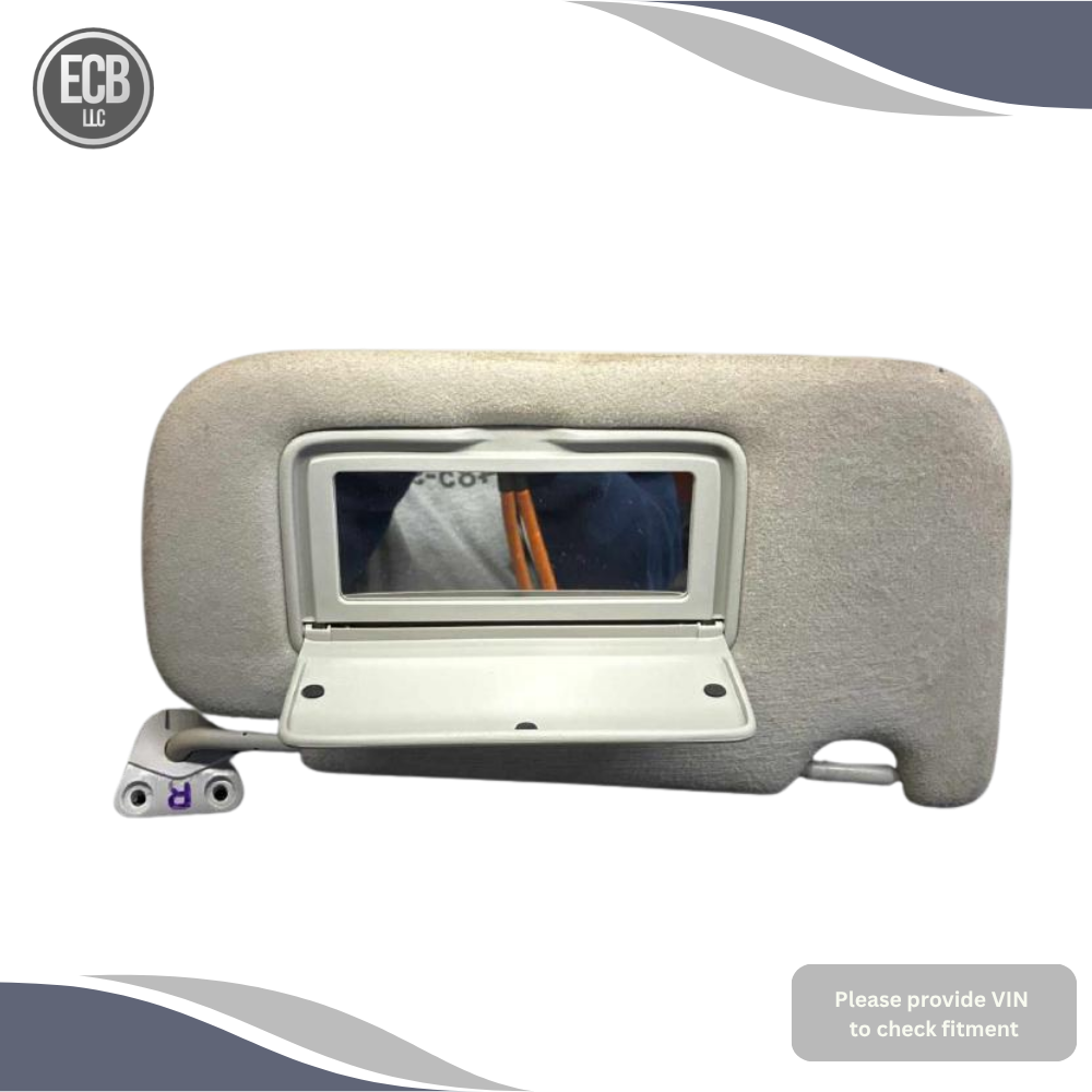 2013–2019 Nissan Sentra RH Passenger Sunvisor with Mirror OEM — view 3