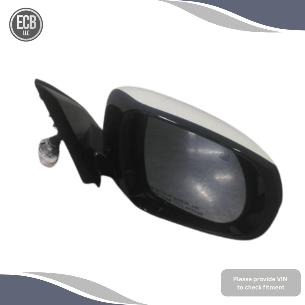 2017–2020 Infiniti QX60 Right Passenger Side Door Mirror Assembly White — view 1