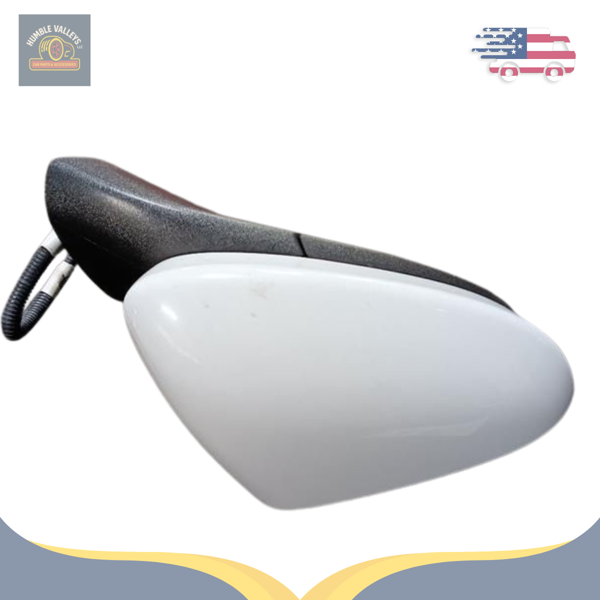 2016–2020 Ford Fusion Right Passenger Side View Door Mirror White RH 16 17 18 — view 3