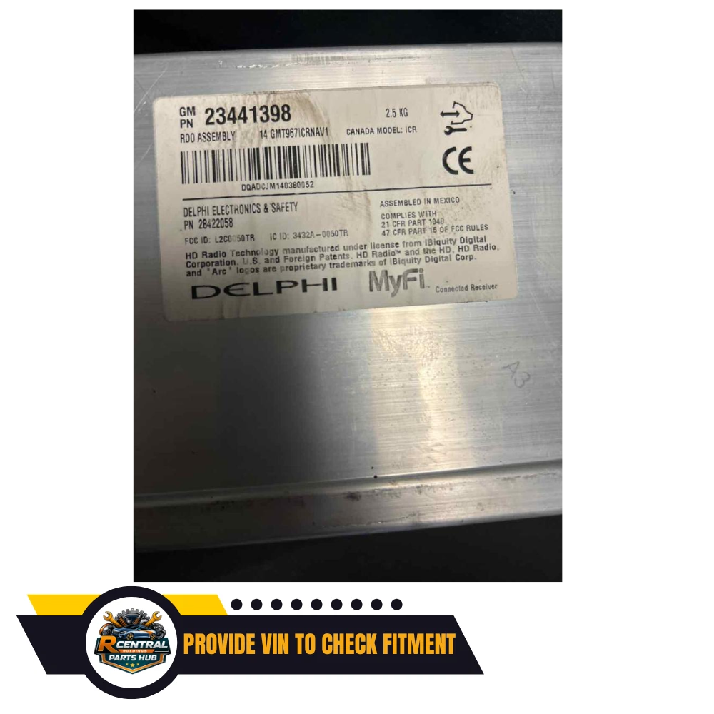 2013–2014 Buick Enclave AM FM Radio Receiver with Navigation with Display Screen OEM — view 4