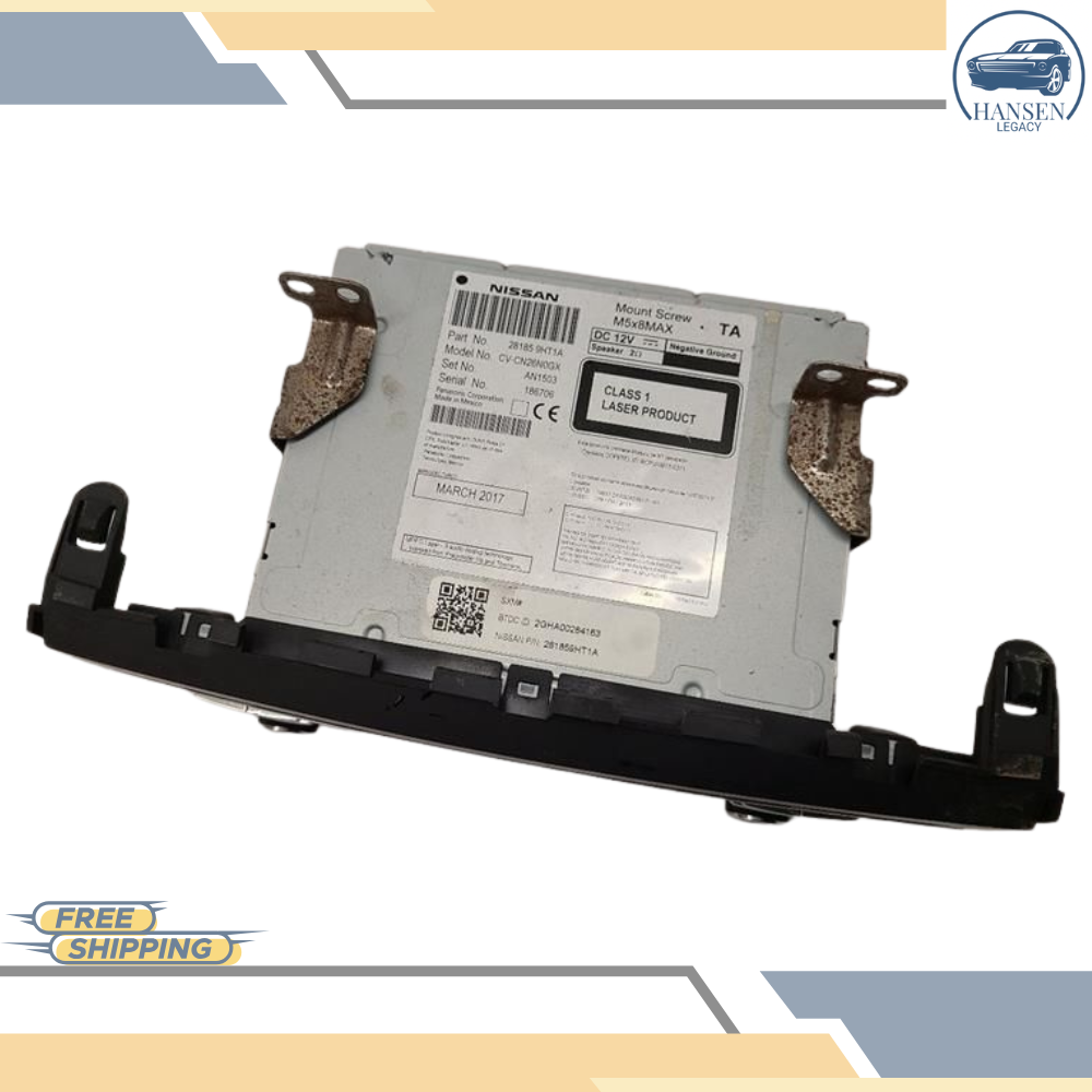 2017–2018 Nissan Altima S SR Radio AM/FM/CD Player Receiver 28185-9HT1A OEM — view 5