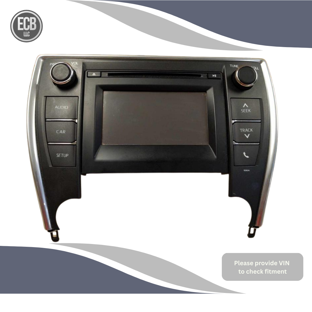 2016–2017 Toyota Camry Radio Touch Screen Display & Receiver OEM — view 1