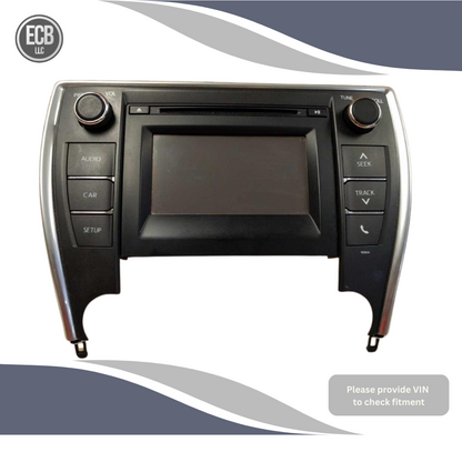 2016–2017 Toyota Camry Radio Touch Screen Display & Receiver OEM — view 1