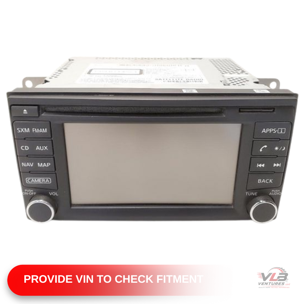 2015 Nissan Sentra CD Player Radio Receiver Navigation With Display Screen OEM — view 1