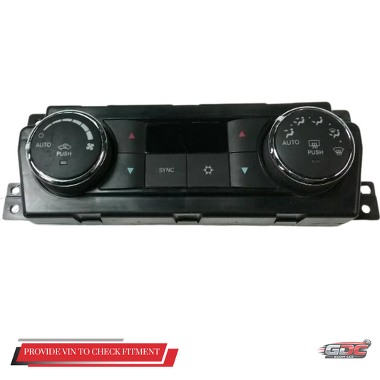 2011–2012 Dodge Ram Climate Temperature Controls Dual Zone OEM 55111291AC 11 12 — view 1