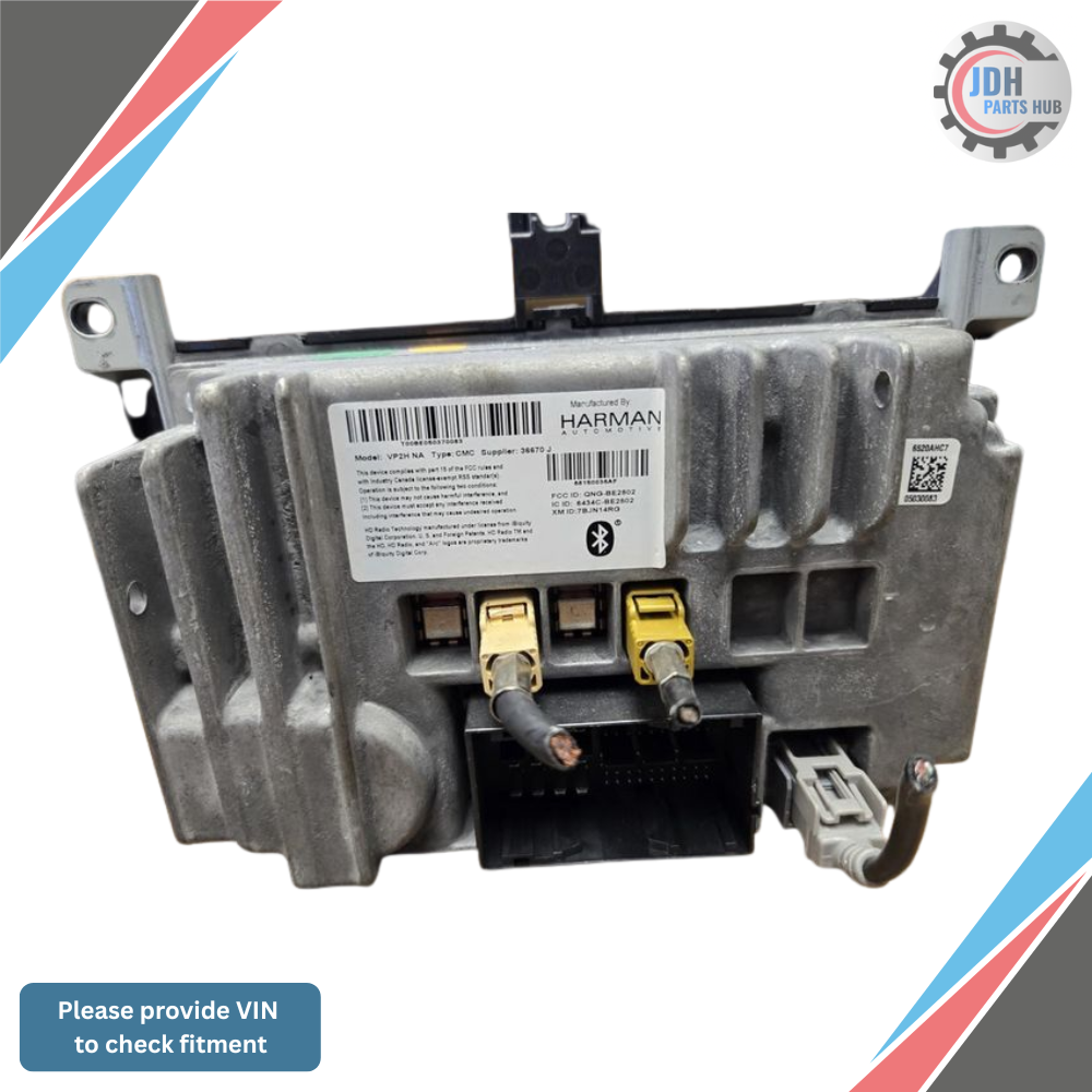 2014 Jeep Grand Cherokee Radio Receiver 5.0 Display Satellite OEM — view 2