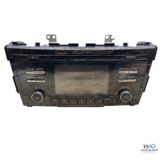 2013–2015 NISSAN ALTIMA SEDAN AM FM CD RADIO RECEIVER without NAVIGATION 5" DISPLAY — view 1